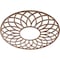 Ekena Millwork Cannes Wood Fretwork Pierced Ceiling Medallion, Walnut, 24"OD x 8 1/4"ID x 1/4"T CMWP24X24X0250CNWA - alternate 4